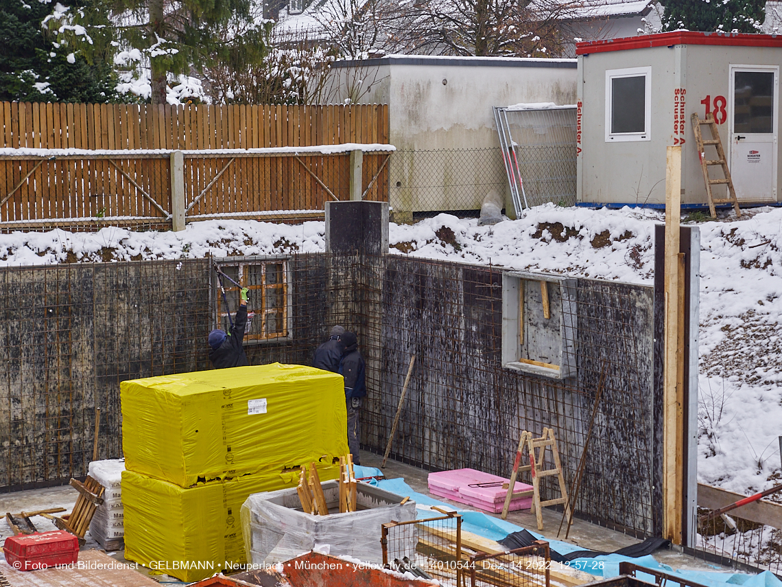 14.12.2022 - Neubau eines Mehrfamilienhause in der Niederalmstraße 16 in Neuperlach-Trudering